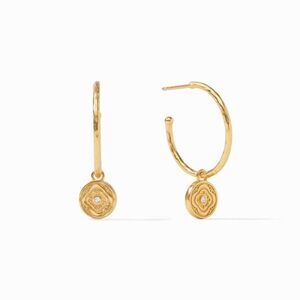 Brand new. $135 Julie Vos 2 in 1 Earring